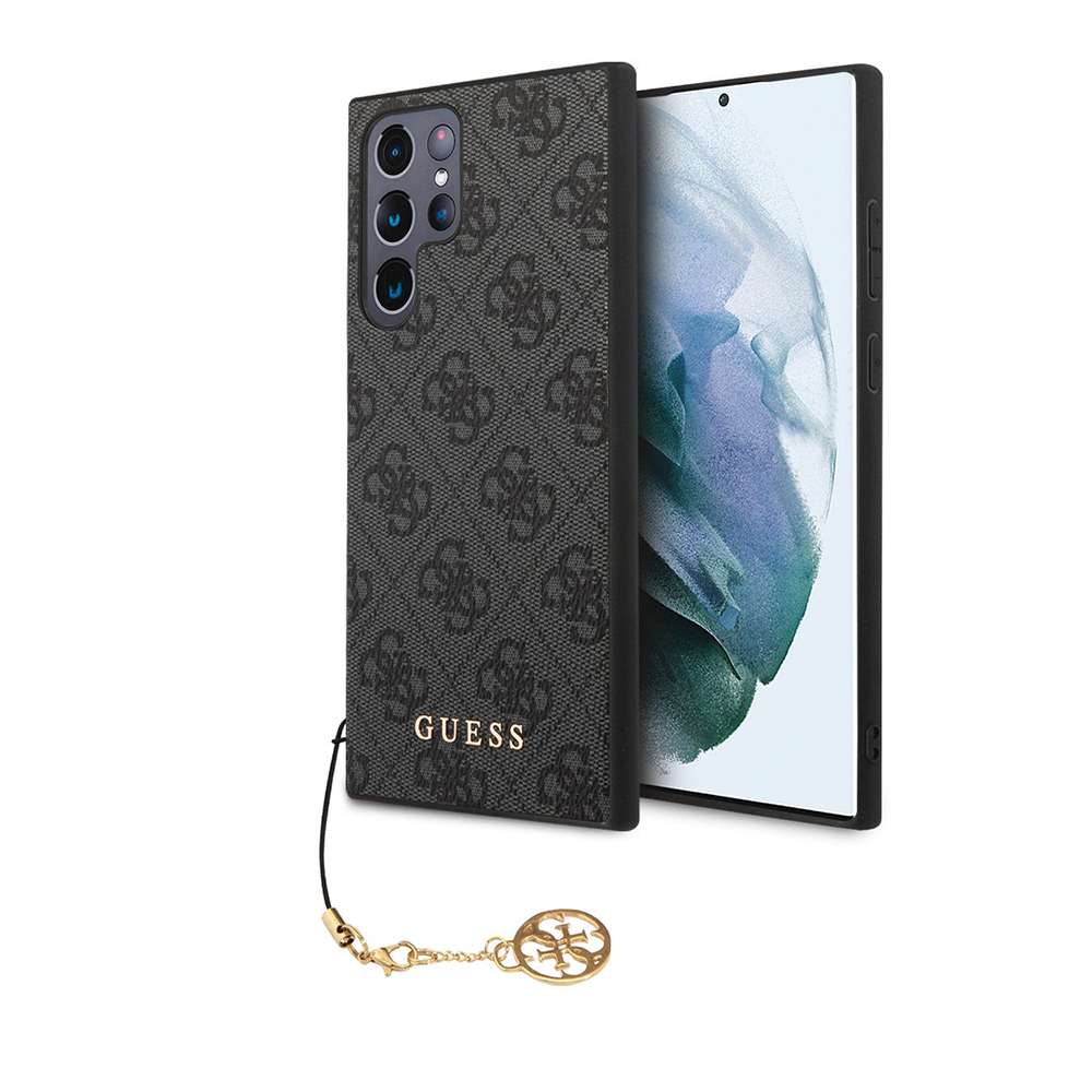 Guess - Hardcase 4G Charms Collection (GUHCS24LGF4GGR) – puzdro na Samsung Galaxy S24 Ultra – Čierna KF2340041