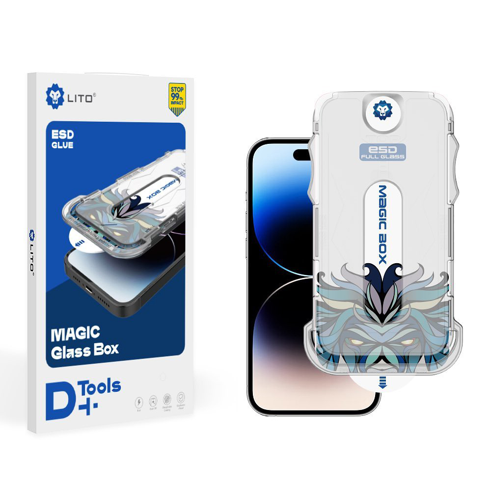 Lito Magic Glass Box D+ Tools tvrdené sklo pre iPhone 16 Pro Max – Matné KF2341337