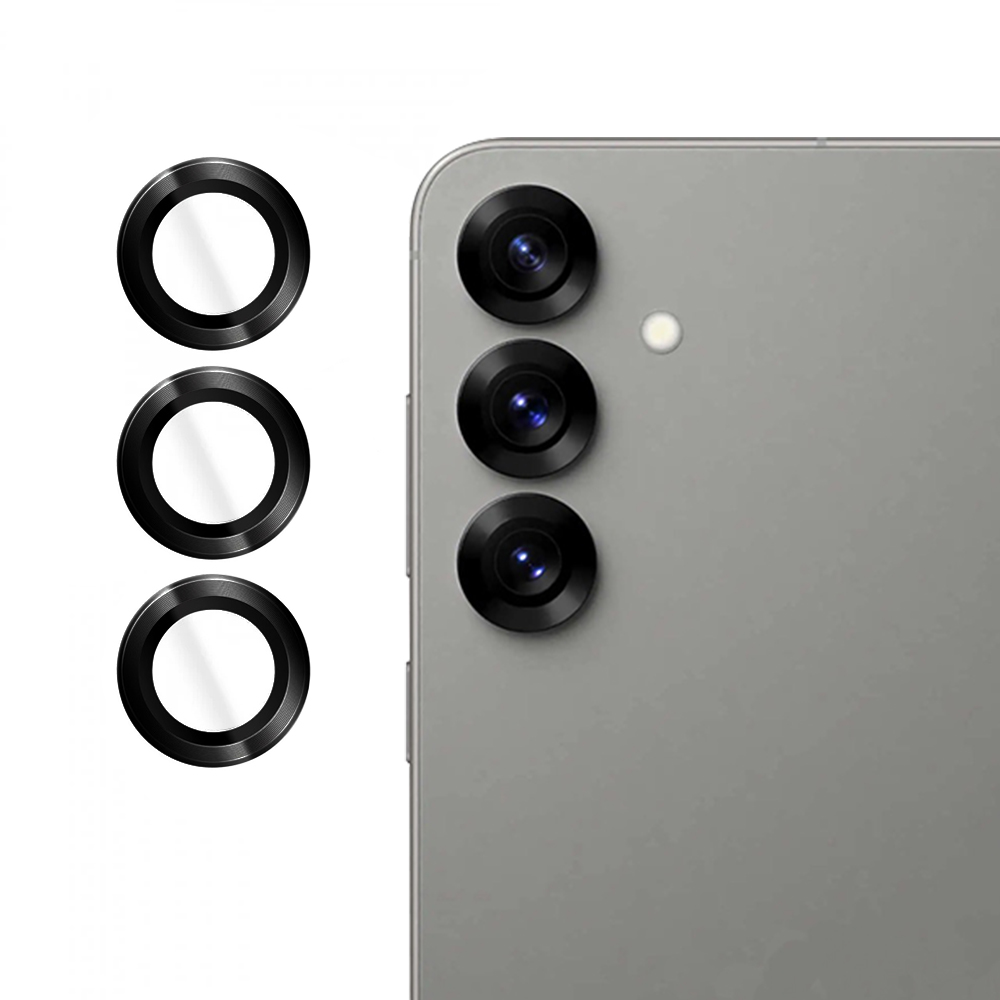 Lito S+ Camera Glass Protector ochranné sklo objektívu pre Samsung Galaxy S25 – Čierne KF2342470