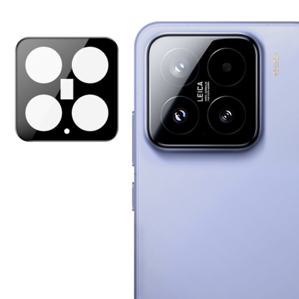 Techsuit Full Camera Glass ochranné sklo objektívu pre Xiaomi 15 – Čierne KF2345134