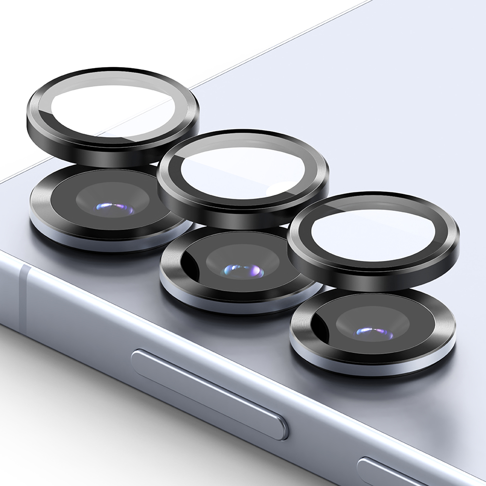 Ringke Camera Lens Frame Glass ochranné sklo objektívu pre Samsung Galaxy S25 Plus – Čierne KF2344061