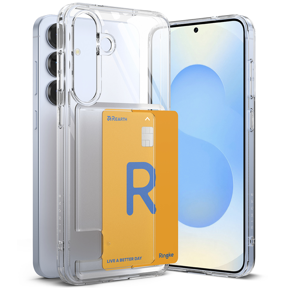 Ringke Fusion Card kryt s priečinkom na kartu pre Samsung Galaxy S25 – Číry KF2344073