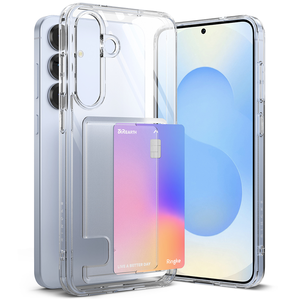 Ringke Fusion Card kryt s priečinkom na kartu pre Samsung Galaxy S25 Plus – Číry KF2344074
