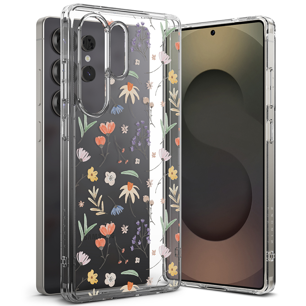 Ringke Fusion Design kryt pre Samsung Galaxy S25 Ultra – Sušené kvety KF2344085