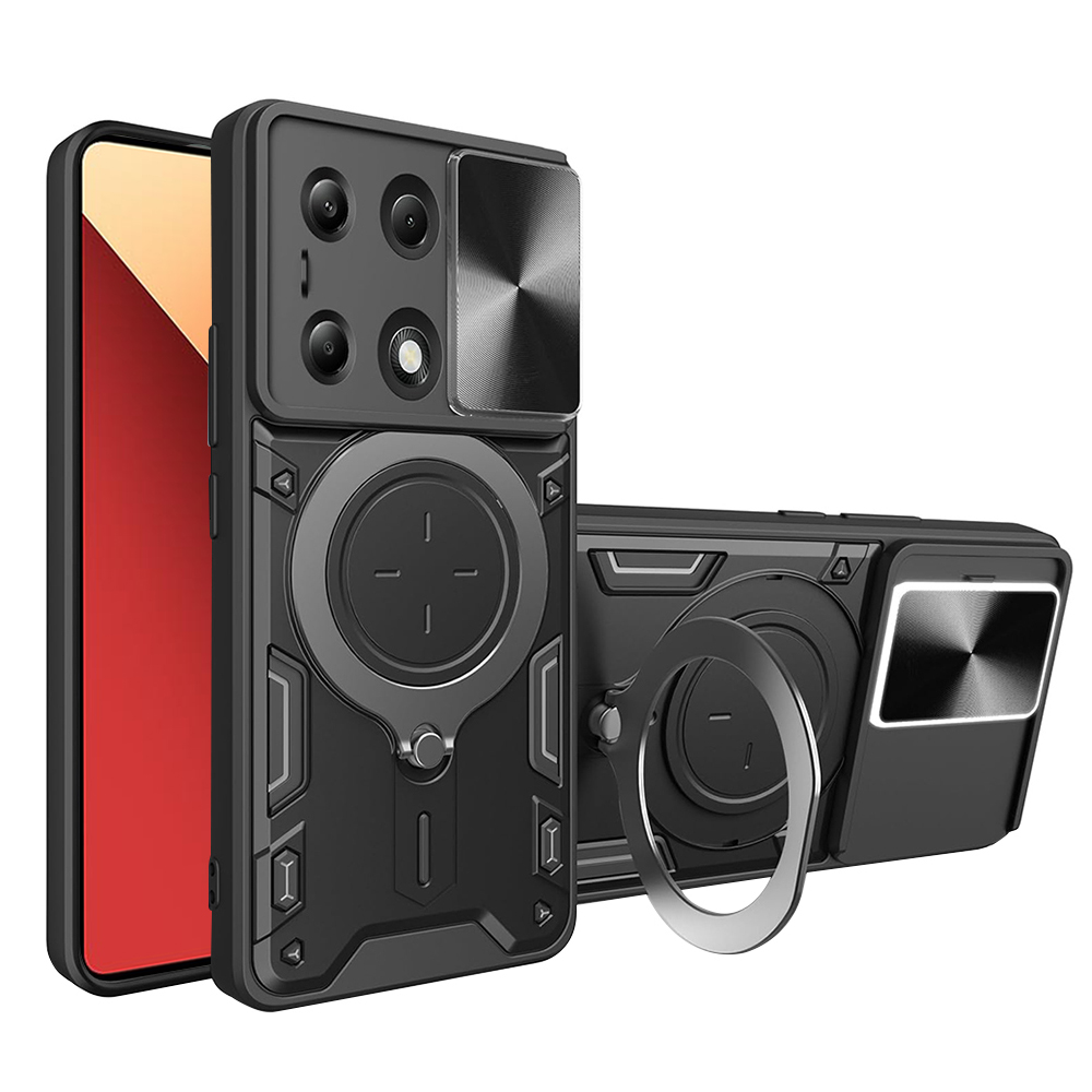 Techsuit CamGuard Pro kryt pre Xiaomi Redmi Note 13 Pro 4G / Poco M6 Pro 4G – Čierny KF2341625