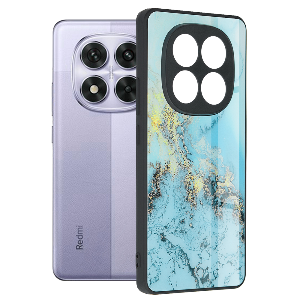Techsuit Glaze Series kryt pre Xiaomi Redmi Note 14 Pro 5G / Poco X7 – Modrý Ocean KF2341769