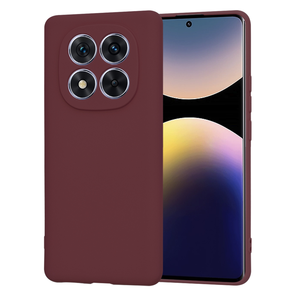 Techsuit SoftFlex kryt pre Xiaomi Redmi Note 14 Pro 5G / Poco X7 – Švestková červená KF2341775