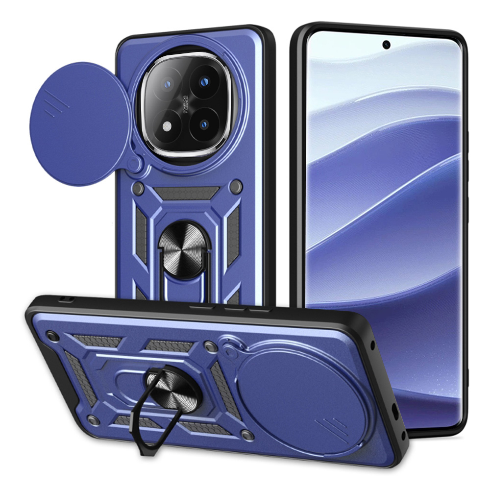 Techsuit CamShield Series kryt pre Xiaomi Redmi Note 14 Pro+ 5G – Modrý KF2341230