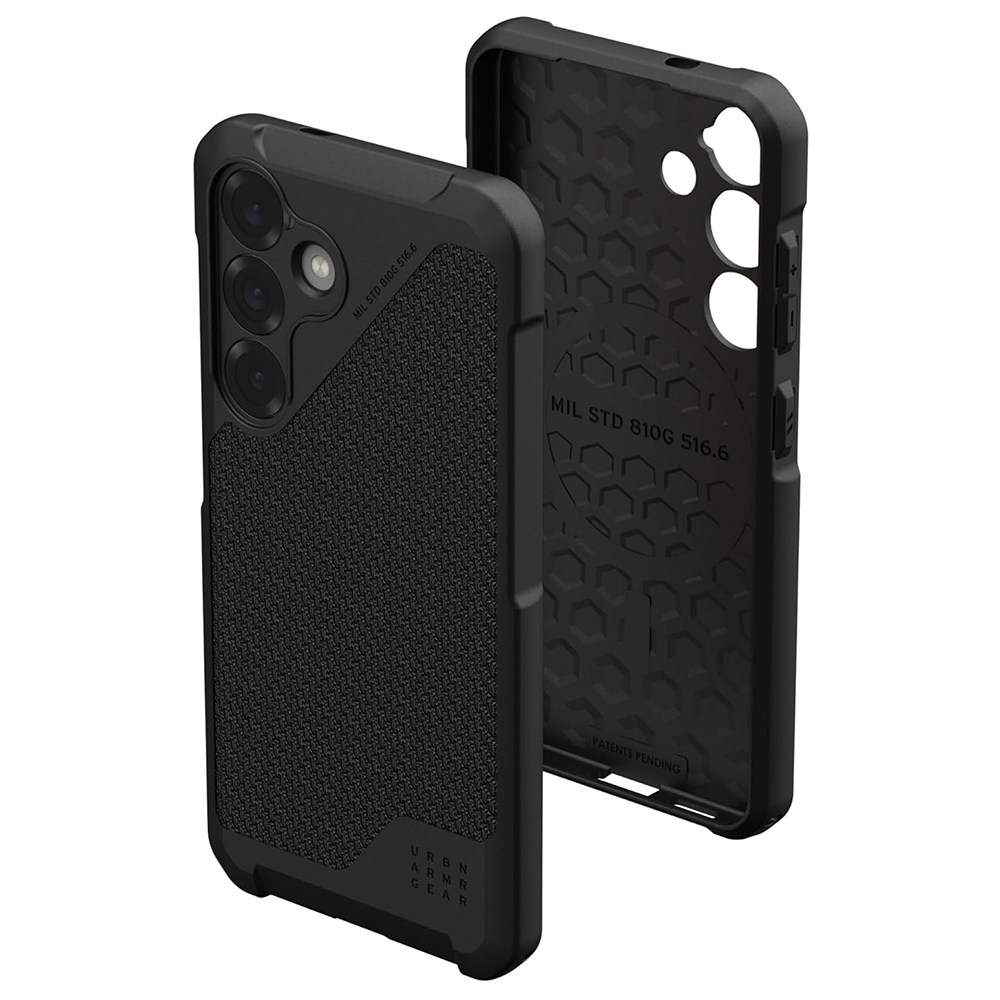 UAG Metropolis LT MagSafe kryt pre Samsung Galaxy S25 – Kevlar Black KF2346104