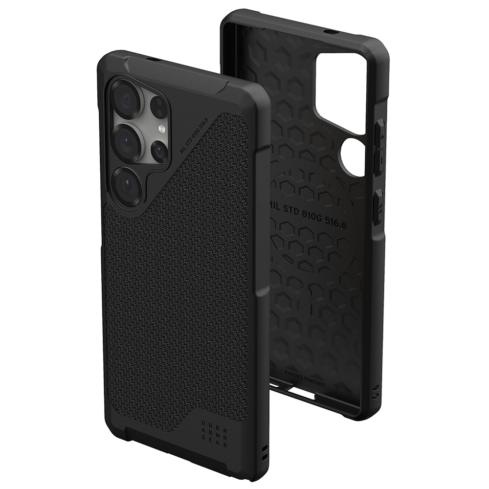 UAG Metropolis LT MagSafe kryt pre Samsung Galaxy S25 Ultra – Kevlar Black KF2346106