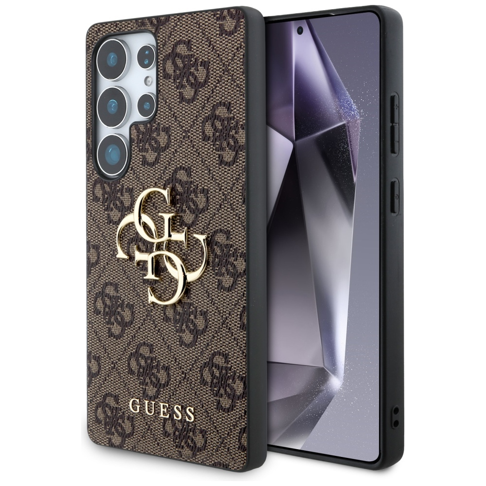 Guess Hardcase 4G Big Metal Logo (GUHCS25L4GMGBR) kryt pre Samsung Galaxy S25 Ultra – Hnedý KF2345821