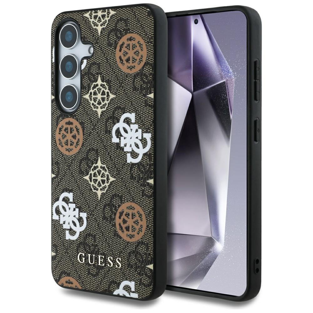 Guess Hardcase 4G Peony (GUHMS25SP4PWPW) kryt pre Samsung Galaxy S25 – Hnedý KF2345839