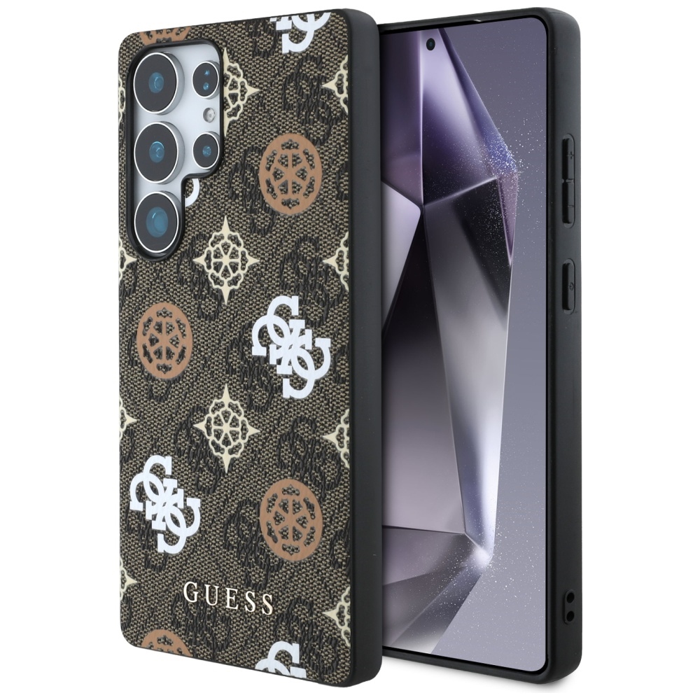Guess Hardcase 4G Peony (GUHMS25LP4PWPW) kryt pre Samsung Galaxy S25 Ultra – Hnedý KF2345840