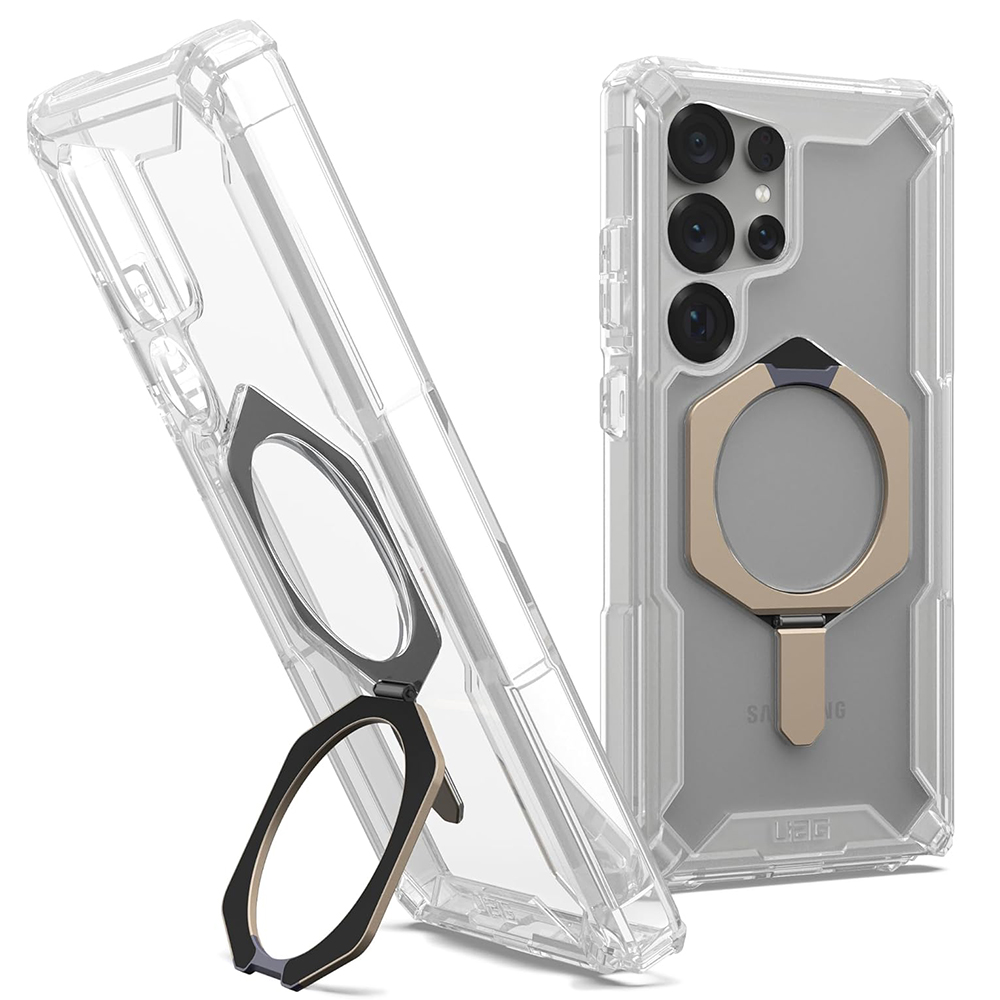 UAG Plasma XTE MagSafe kryt pre Samsung Galaxy S25 Ultra – Clear Titanium KF2346089