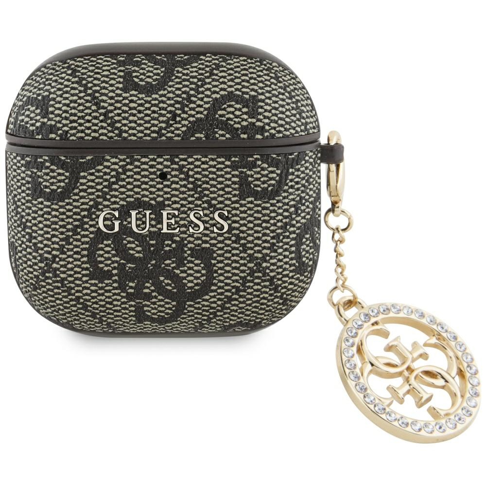 Guess - 4G Strass Charm Collection (GUA4P4E4CDW) - Apple AirPods 4 - Brown KF2346297