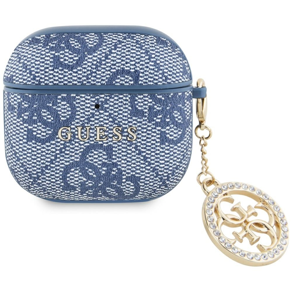 Guess - 4G Strass Charm Collection (GUA4P4E4CDB) - Apple AirPods 4 - Blue KF2346298