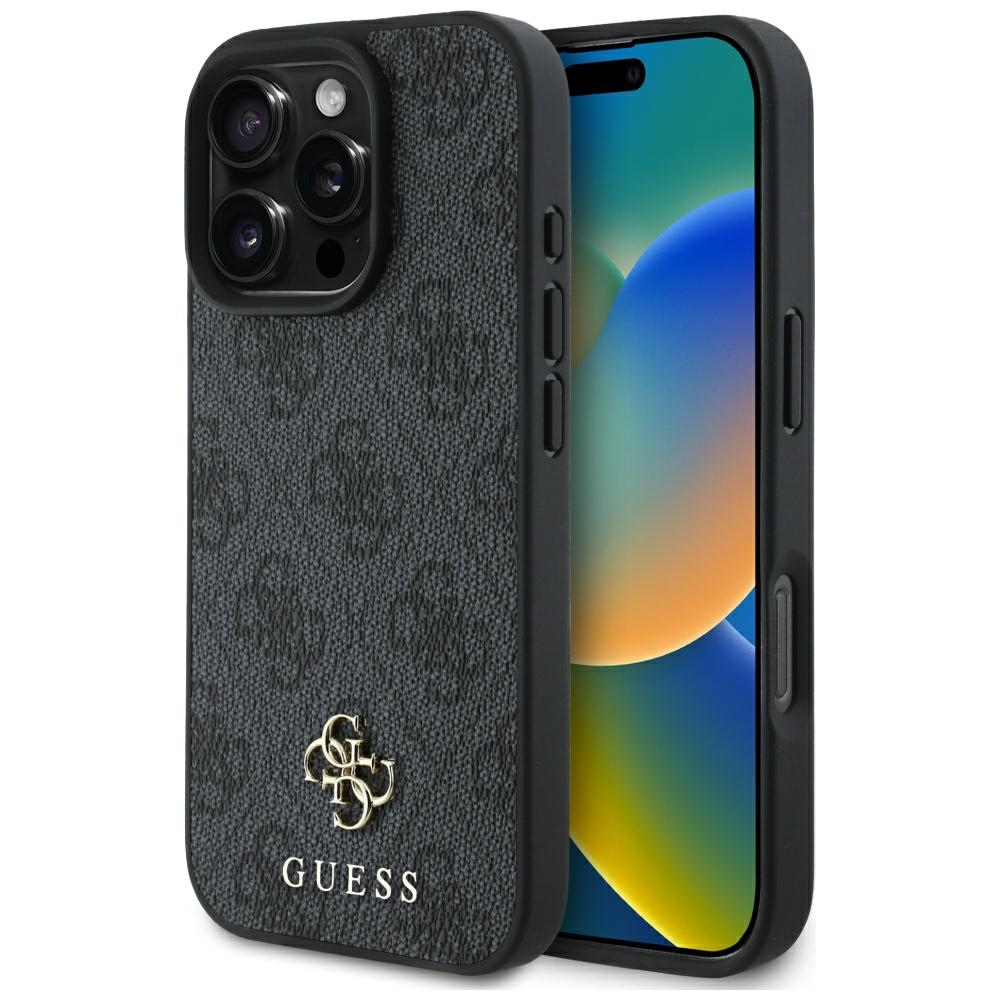 Guess - 4G Small and Classic Logo MagSafe (GUHMP16XP4SM4MK) - iPhone 16 Pro Max - Black KF2346289