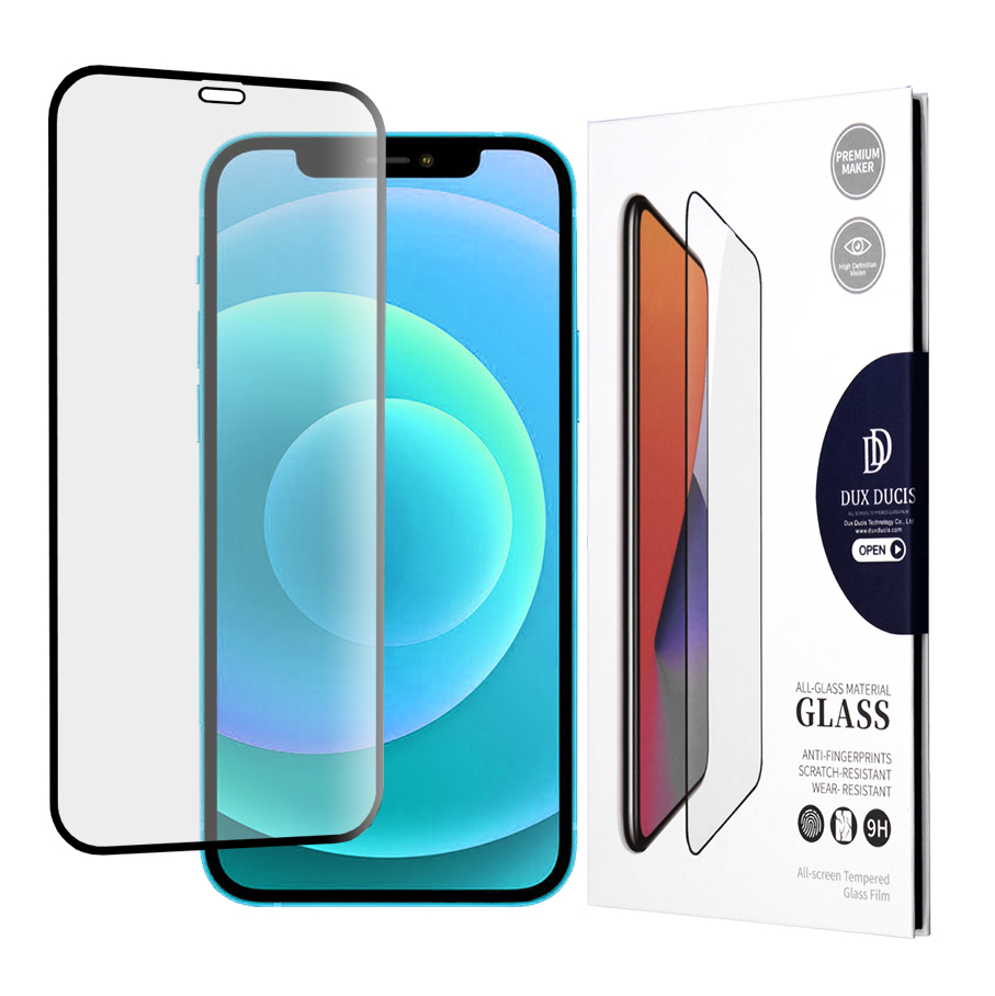 Dux Ducis Tempered Glass – tvrdené sklo pre iPhone 12 / iPhone 12 Pro – čierne okraje KF233224