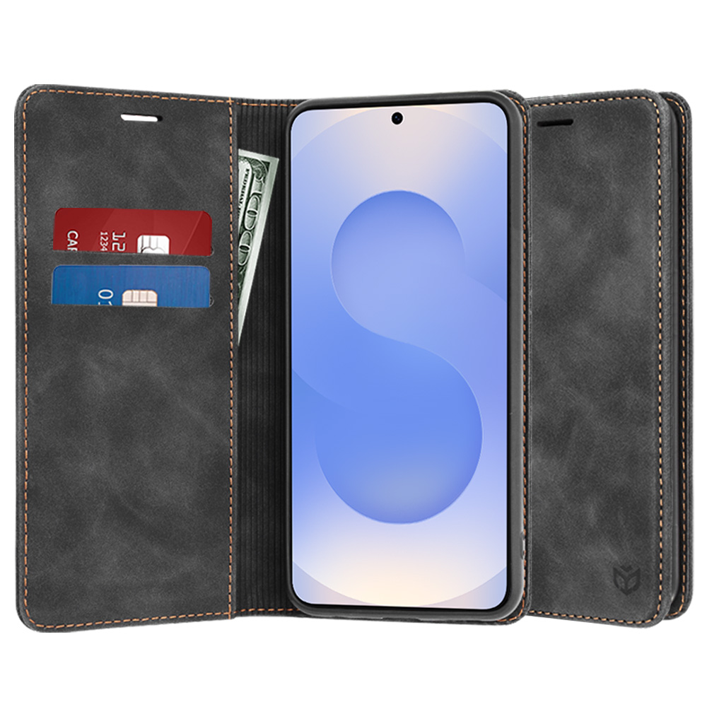 Techsuit Confy Cover – pohodlný ochranný kryt – Samsung Galaxy S25 – čierny KF2339230