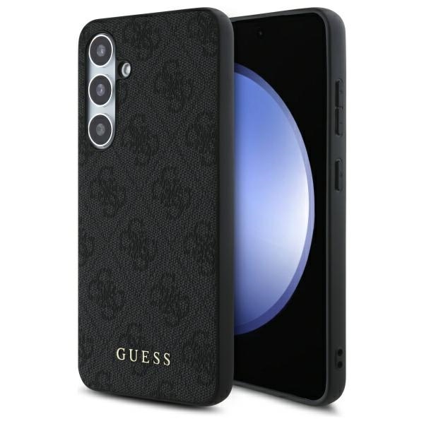 Guess Hardcase 4G Classic (GUHCS24FEG4GFGR) – ochranný kryt s klasickým 4G vzorom pre Samsung Galaxy S24 FE – sivý KF2342121