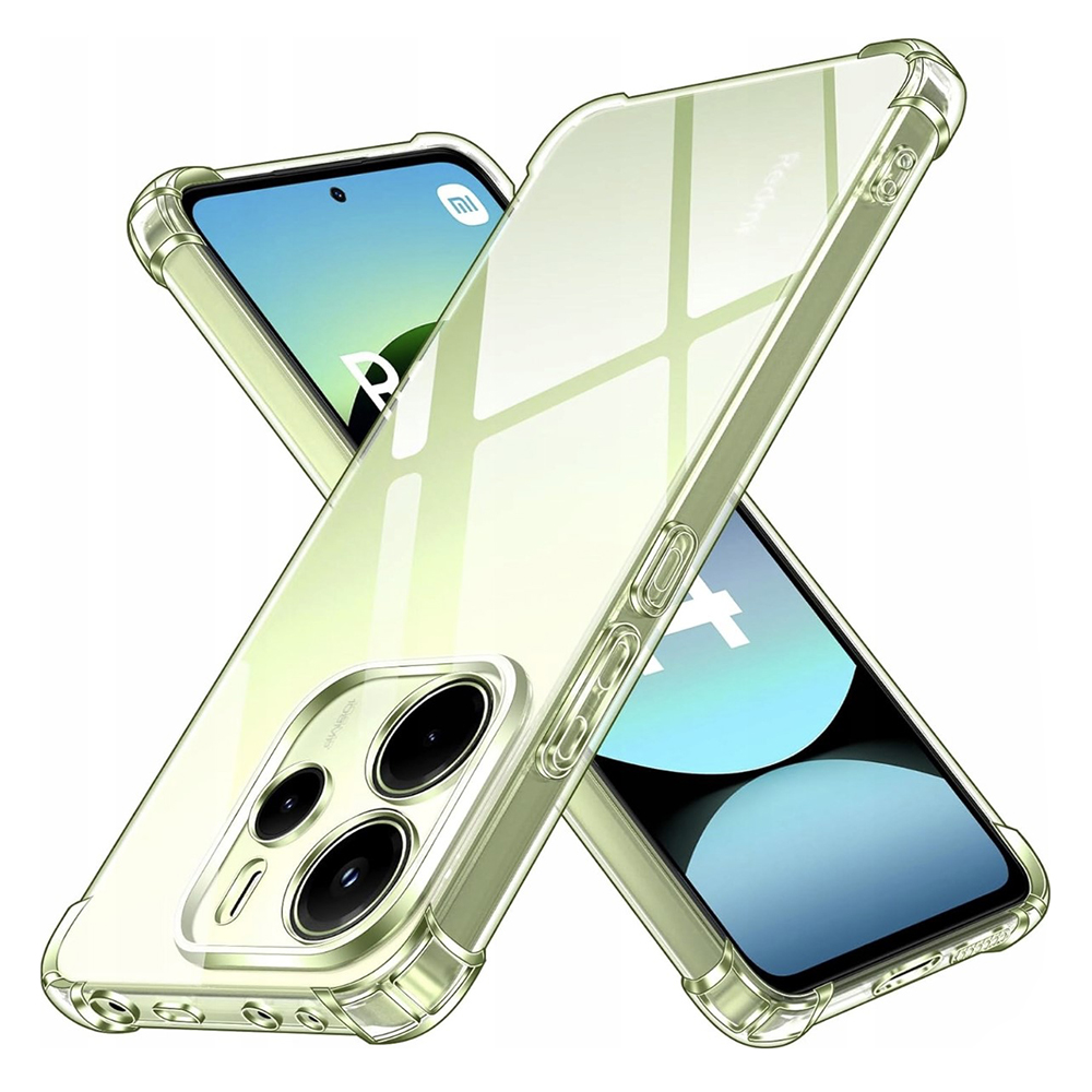 Techsuit - Shockproof Clear Silicone - Xiaomi Redmi Note 14 4G - Clear KF2345788