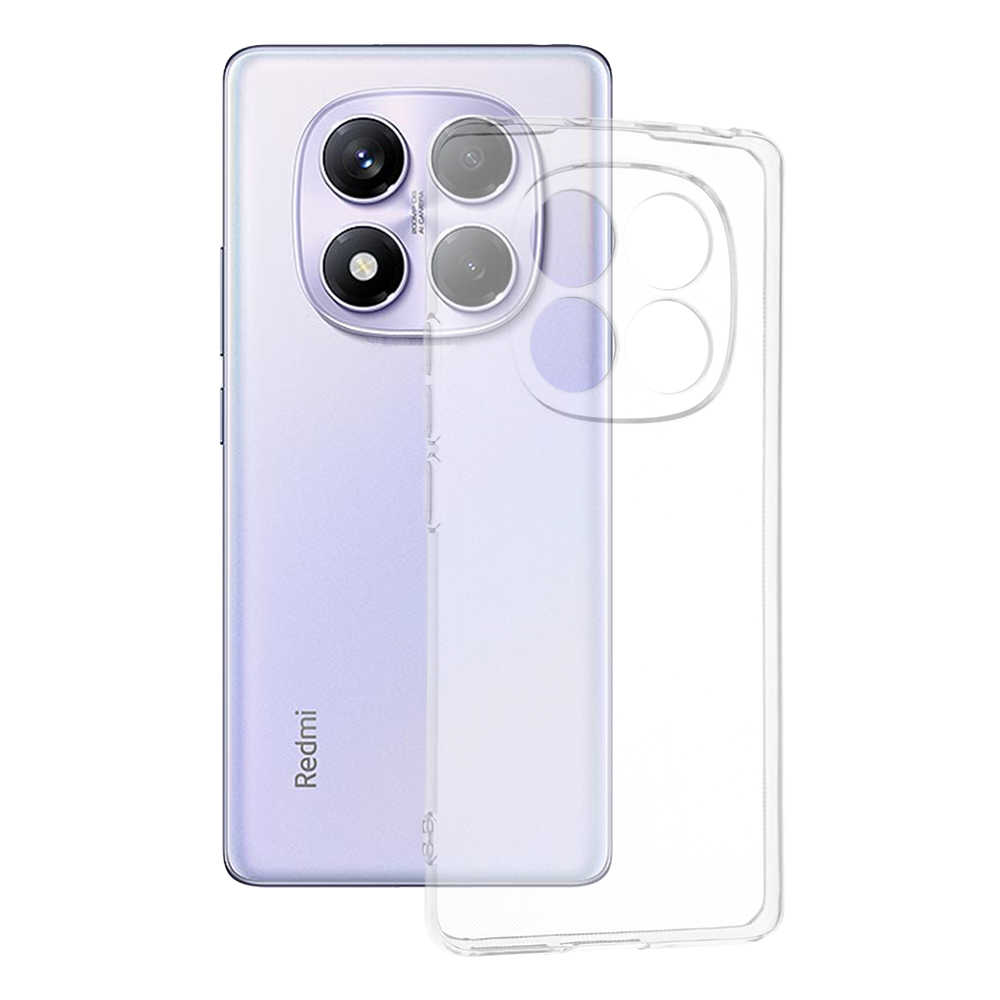 Techsuit - Clear Silicone - Xiaomi Redmi Note 14 Pro 4G / Poco F7 - Transparent KF2345786
