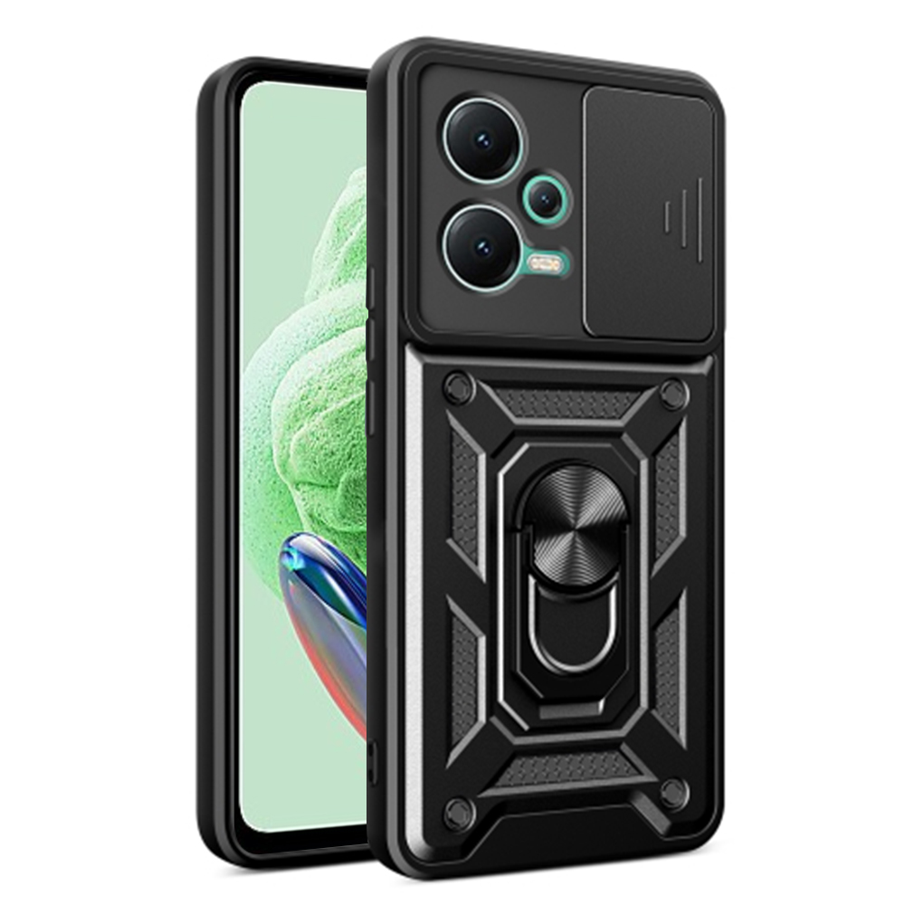 Techsuit - CamShield Series - Xiaomi Redmi Note 12 5G / Poco X5 - Black KF2313053