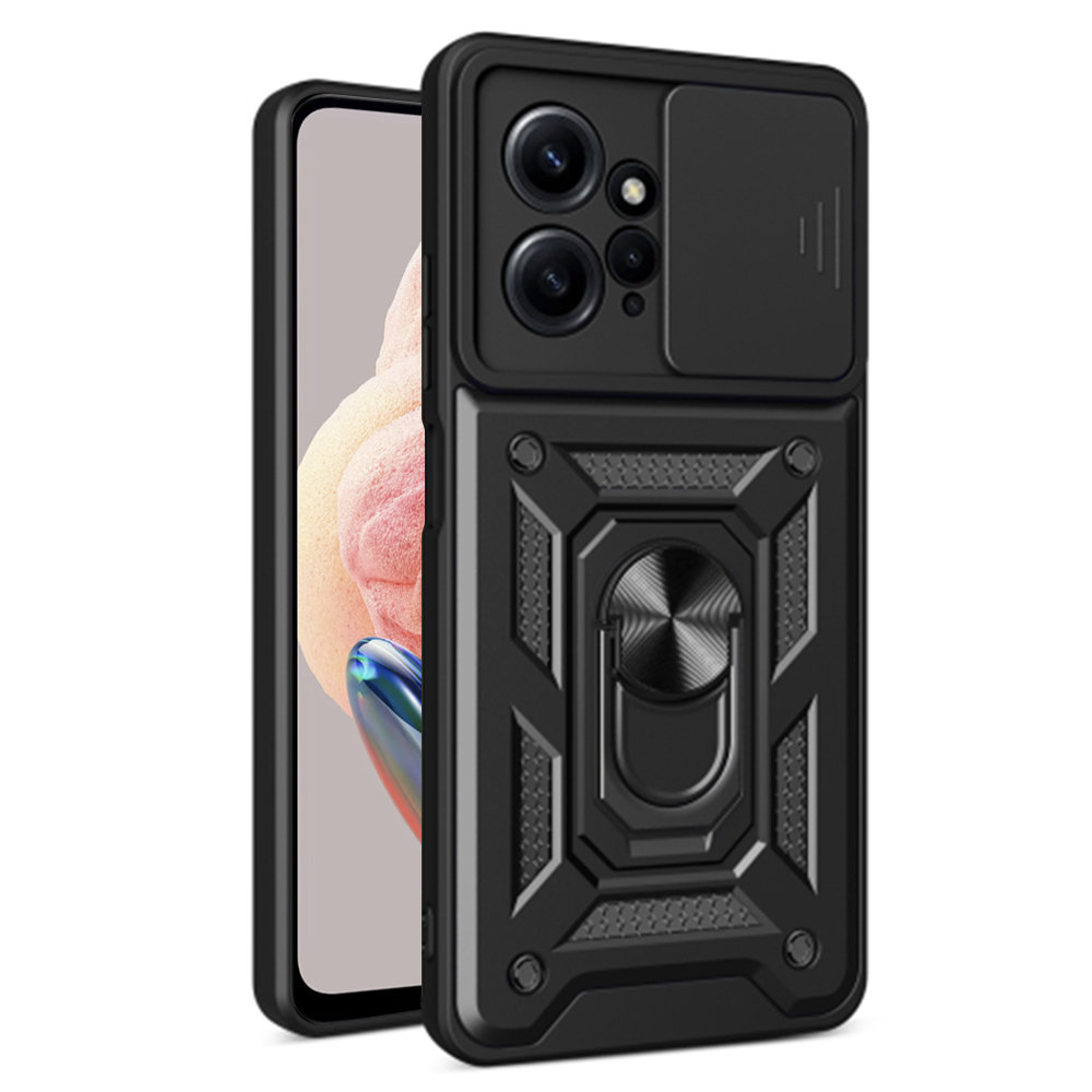 Techsuit - CamShield Series - Xiaomi Redmi Note 12 4G - Black KF2315398