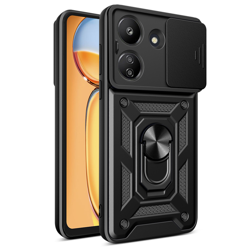 Techsuit - CamShield Series - Xiaomi Redmi 13C 4G / Poco C65 - Black KF2317538