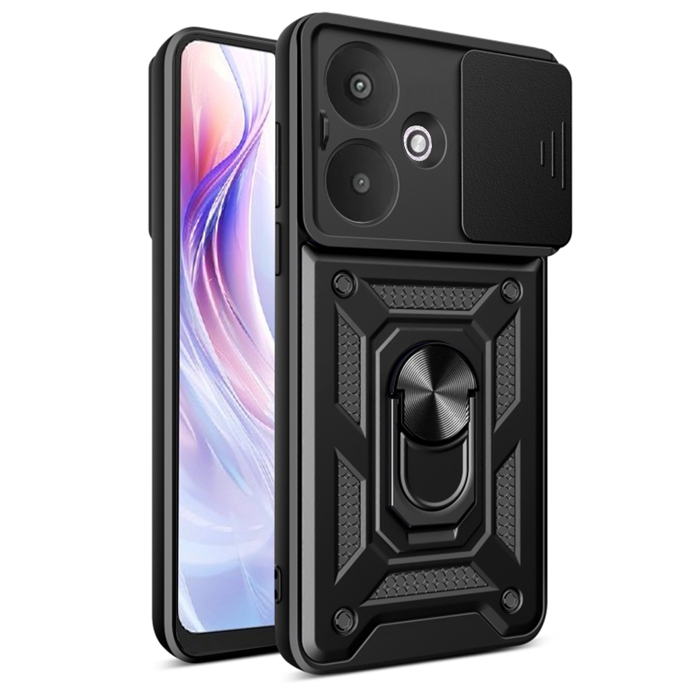 Techsuit - CamShield Series - Xiaomi Redmi 13C 5G / Poco M6 - Black KF2318573