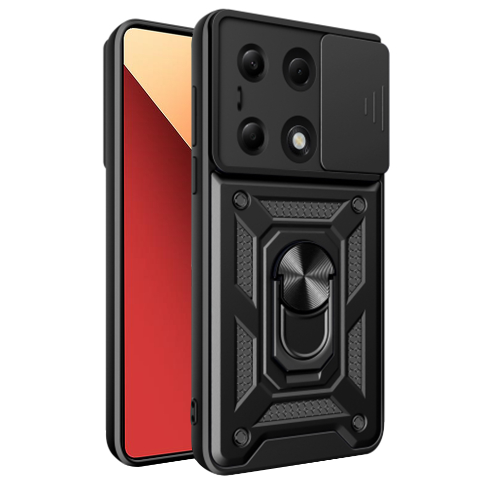 Techsuit - CamShield Series - Xiaomi Redmi Note 13 Pro 4G / Poco M6 Pro 4G - Black KF2320084