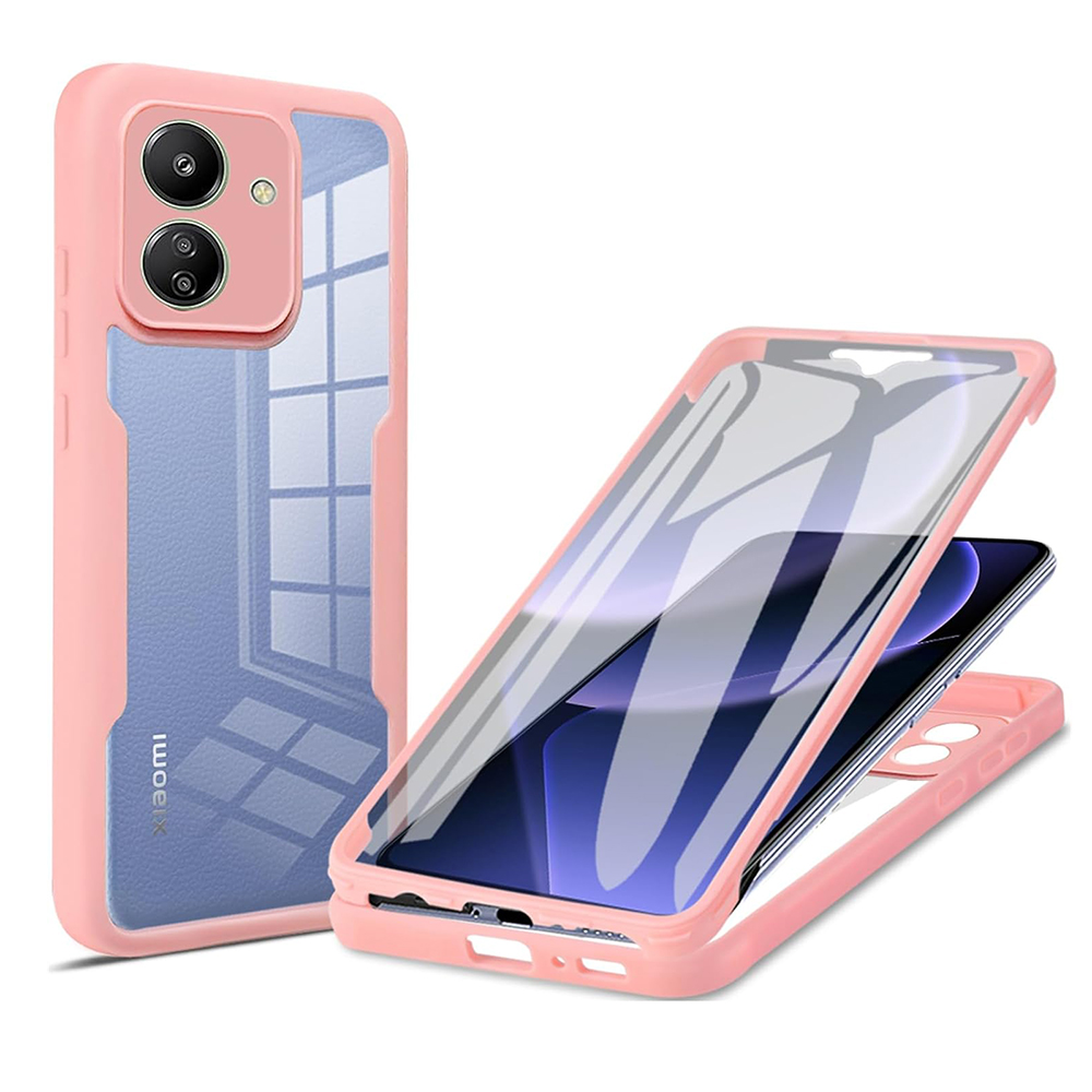 Techsuit - ColorVerse 360 Series + Screen Protector - Xiaomi Redmi 13C 4G / Poco C65 - Pink KF2326844