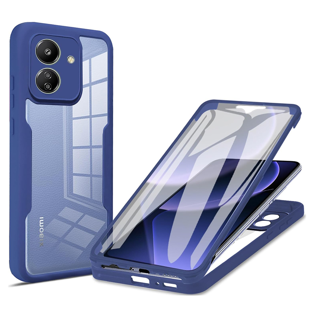 Techsuit - ColorVerse 360 Series + Screen Protector - Xiaomi Redmi 13C 4G / Poco C65 - Blue KF2326845