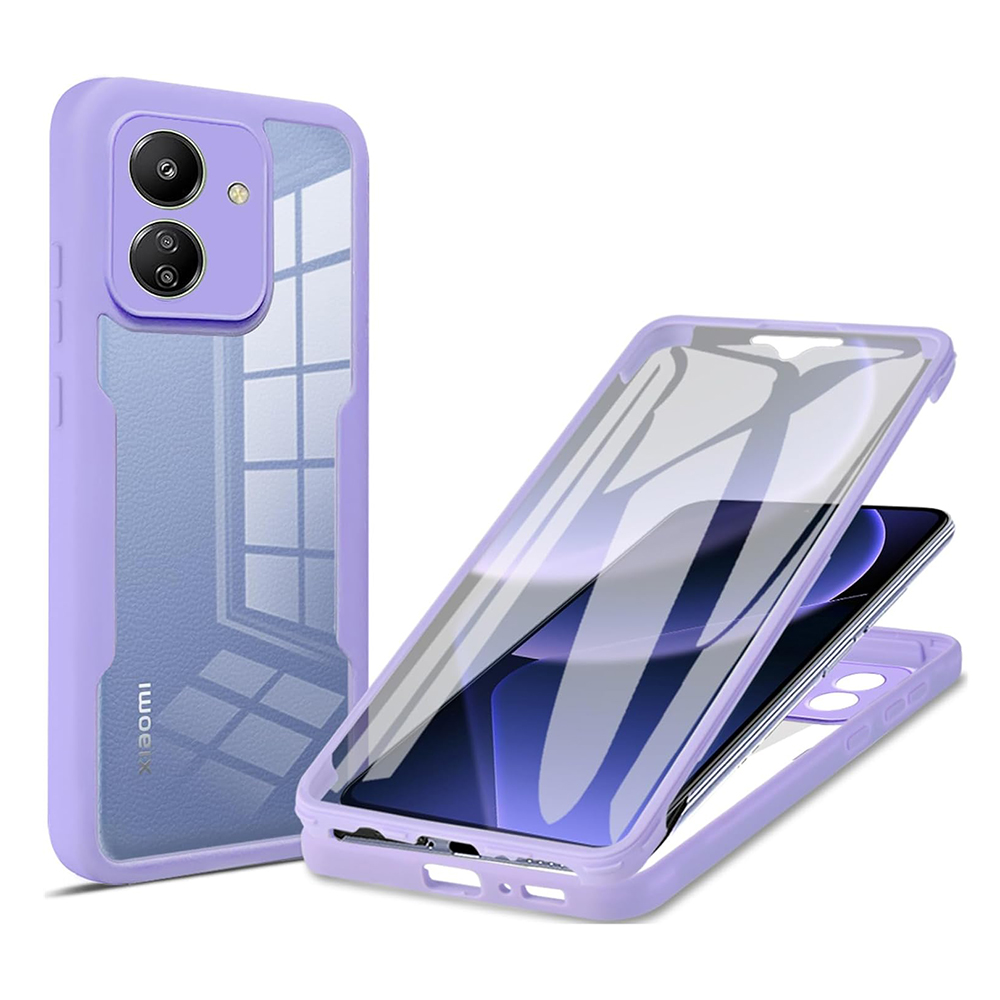 Techsuit - ColorVerse 360 Series + Screen Protector - Xiaomi Redmi 13C 4G / Poco C65 - Purple KF2326846