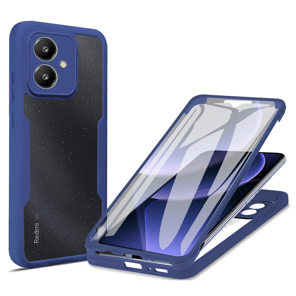 Techsuit - ColorVerse 360 Series + Screen Protector - Xiaomi Redmi 13C 5G / Poco M6 - Blue KF2326849