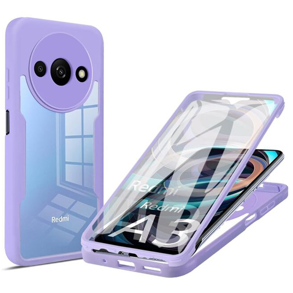 Techsuit - ColorVerse 360 Series + Screen Protector - Xiaomi Redmi A3 / Redmi A3x - Purple KF2326880