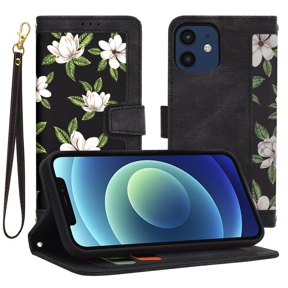 Techsuit - FlipCraft - iPhone 12 / 12 Pro - Flowers of the Dawn KF2328454