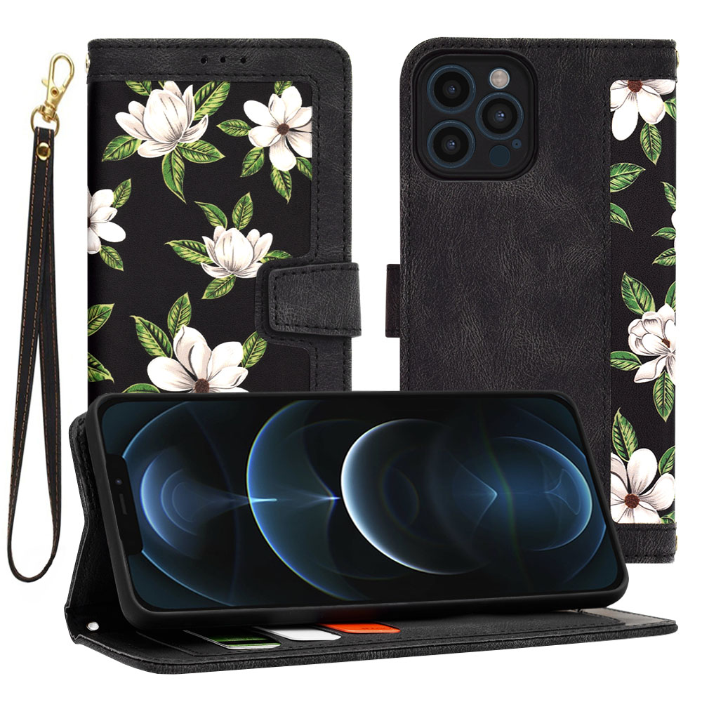 Techsuit - FlipCraft - iPhone 12 Pro Max - Flowers of the Dawn KF2328458