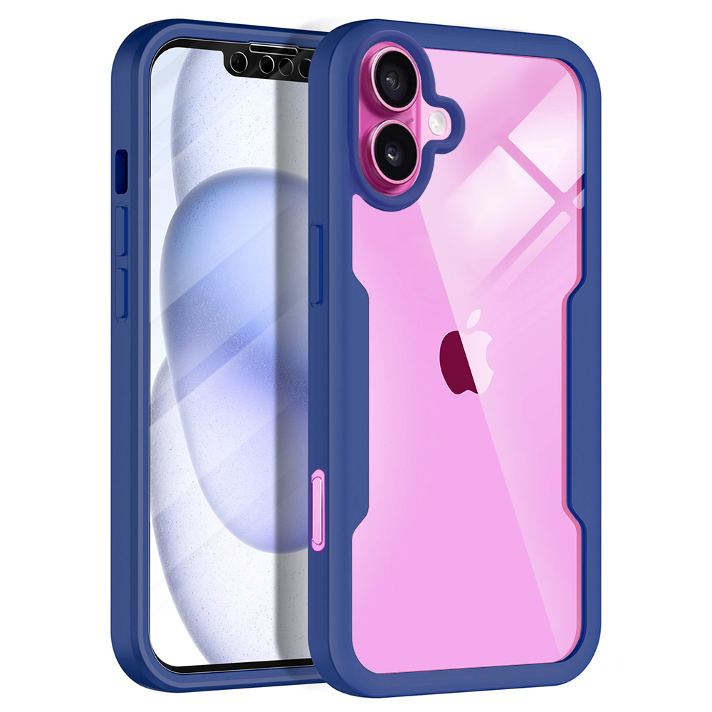 Techsuit - ColorVerse 360 Series + Screen Protector - iPhone 16 Plus - Blue KF2332044