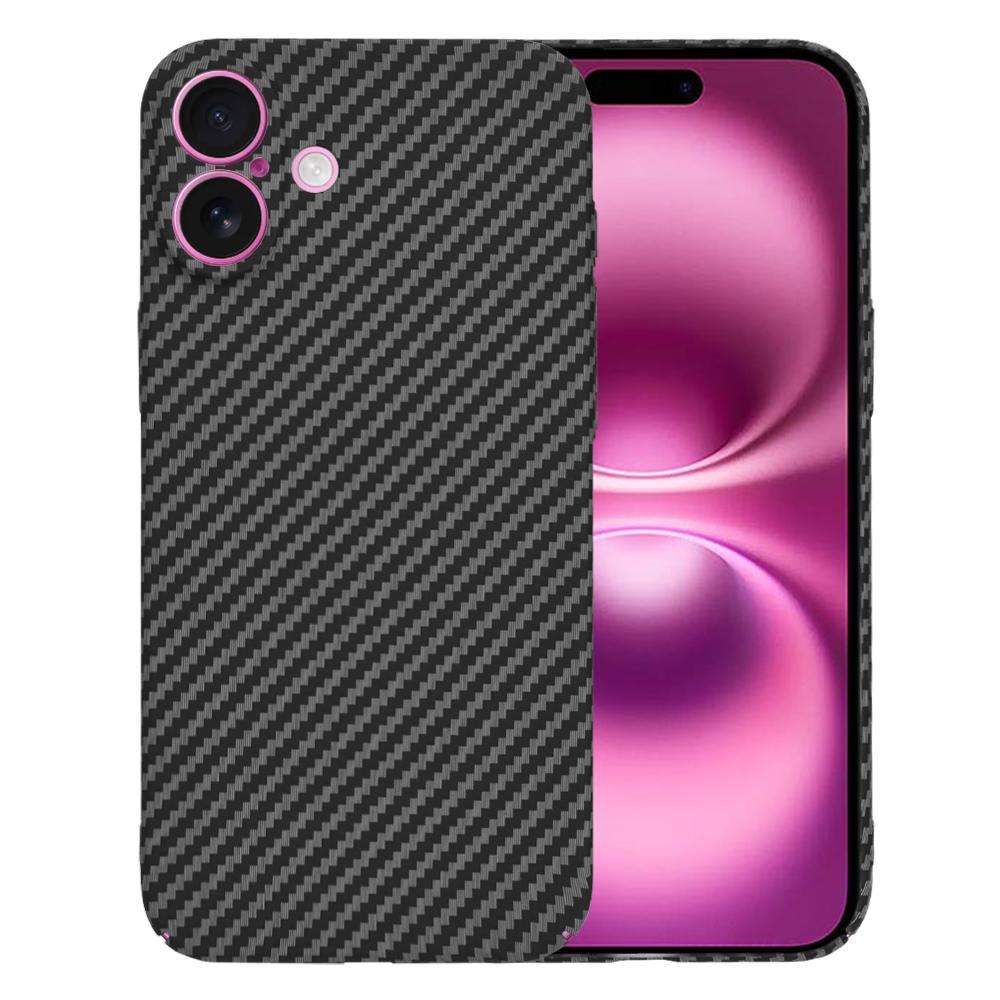Techsuit - Carbonite FiberShell - iPhone 16 Plus - Black KF2332941