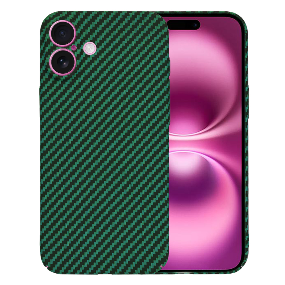 Techsuit - Carbonite FiberShell - iPhone 16 Plus - Green KF2333462