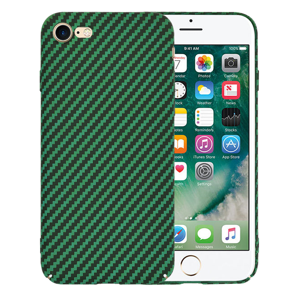 Techsuit - Carbonite FiberShell - iPhone 7 / iPhone 8 / iPhone SE 2, SE 2020 / iPhone SE 3, SE 2022 - Green KF2333884