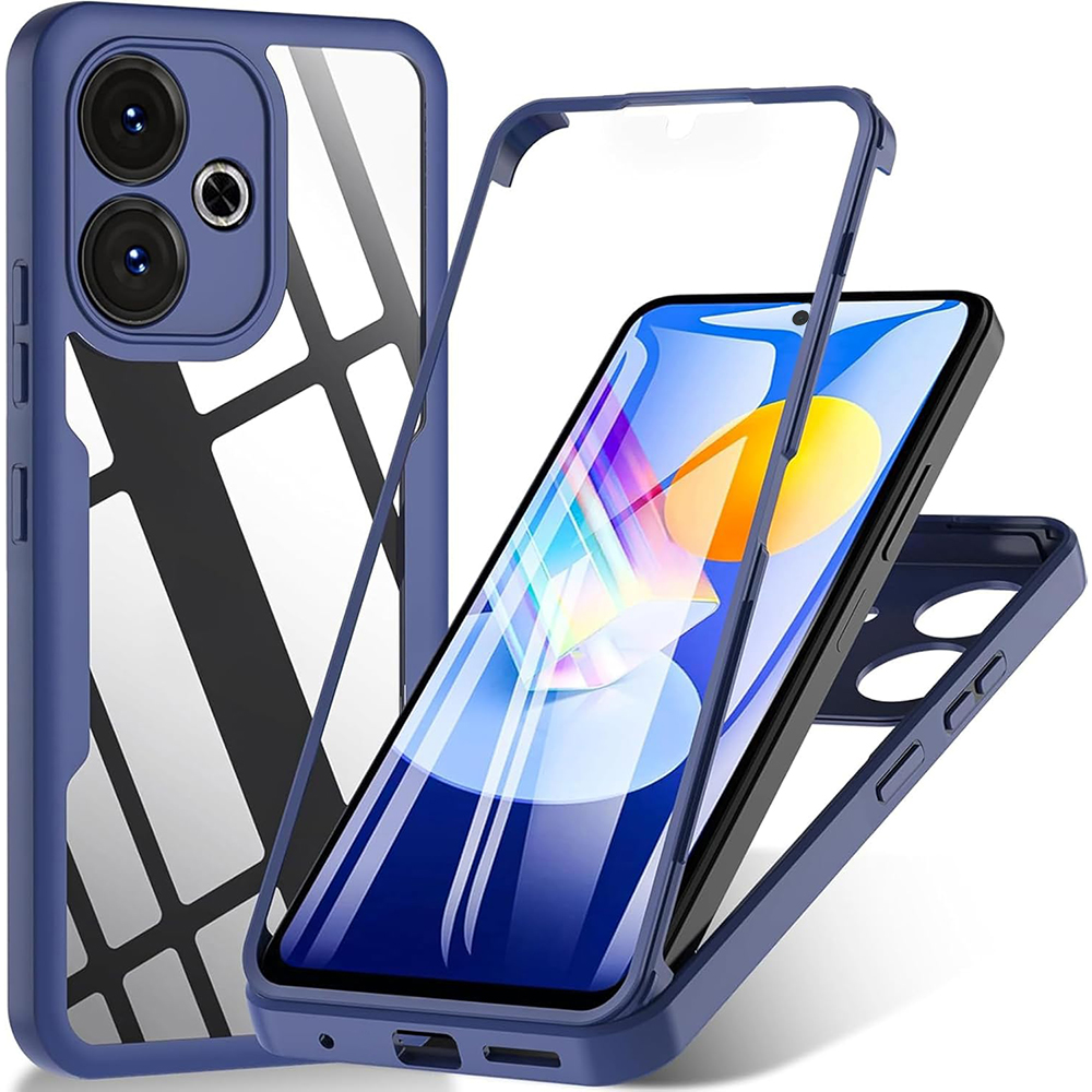Techsuit - ColorVerse 360 Series + Screen Protector - Xiaomi Redmi 13 / Poco M6 4G - Blue KF2335033