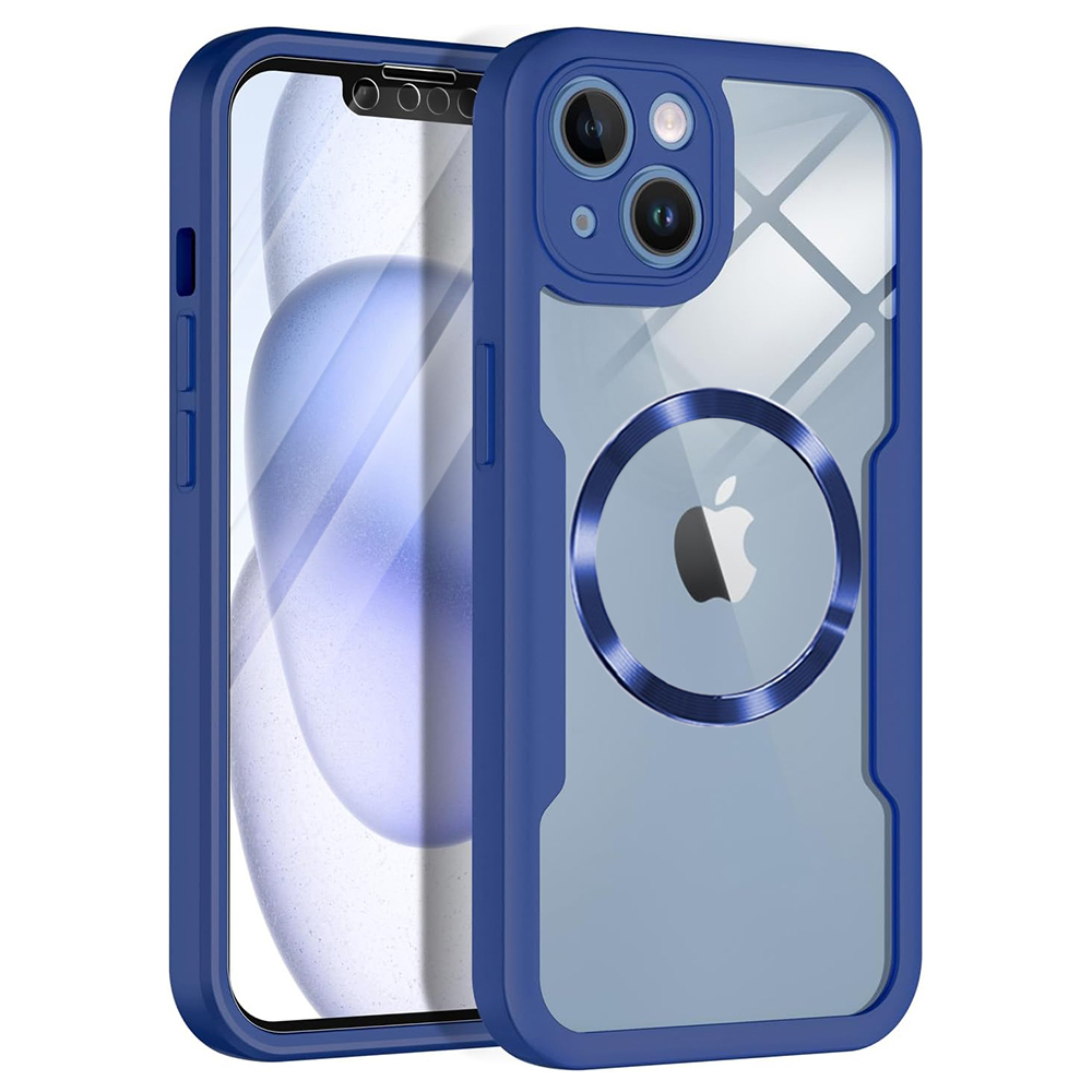 Techsuit - ColorVerse 360 MagSafe Series + Screen Protector - iPhone 13 - Blue KF2335972