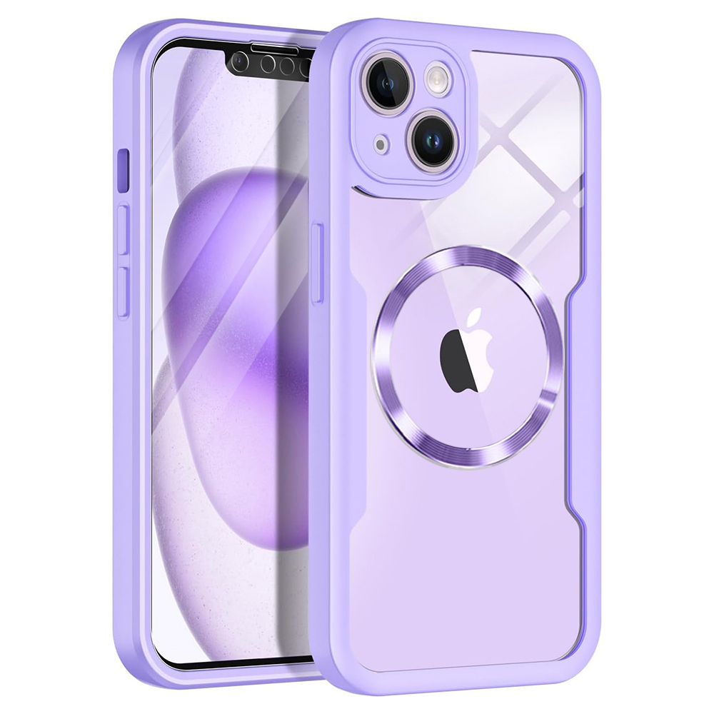 Techsuit - ColorVerse 360 MagSafe Series + Screen Protector - iPhone 13 - Purple KF2335973