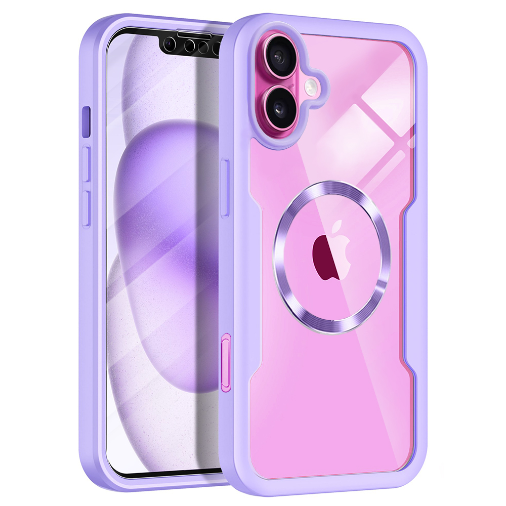 Techsuit - ColorVerse 360 MagSafe Series + Screen Protector - iPhone 16 Plus - Purple KF2336045