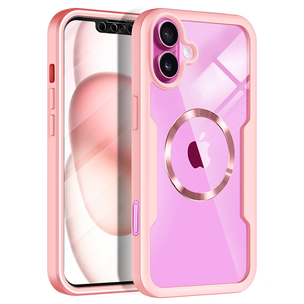 Techsuit - ColorVerse 360 MagSafe Series + Screen Protector - iPhone 16 Plus - Pink KF2336043