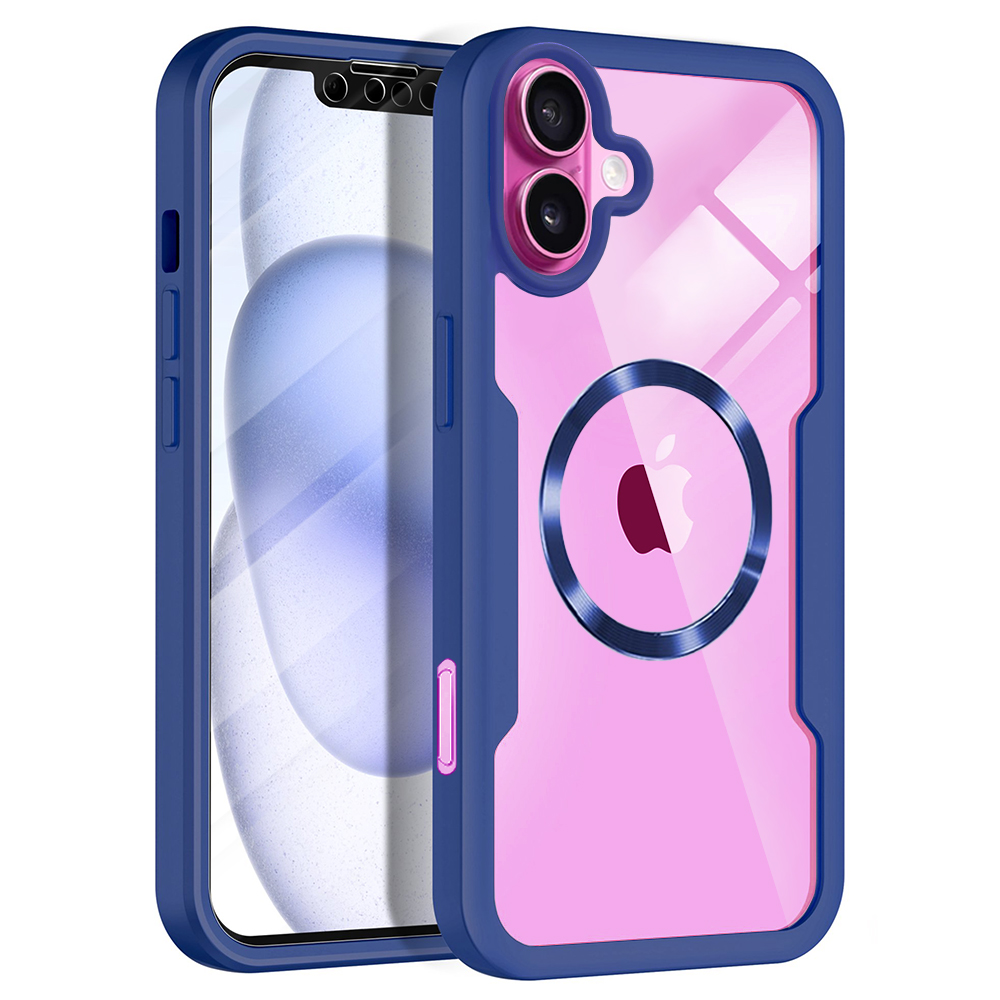 Techsuit - ColorVerse 360 MagSafe Series + Screen Protector - iPhone 16 Plus - Blue KF2336044