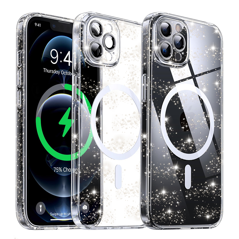 Techsuit - SparkleSkin MagSafe Series - iPhone 12 Pro Max - Clear KF2341300