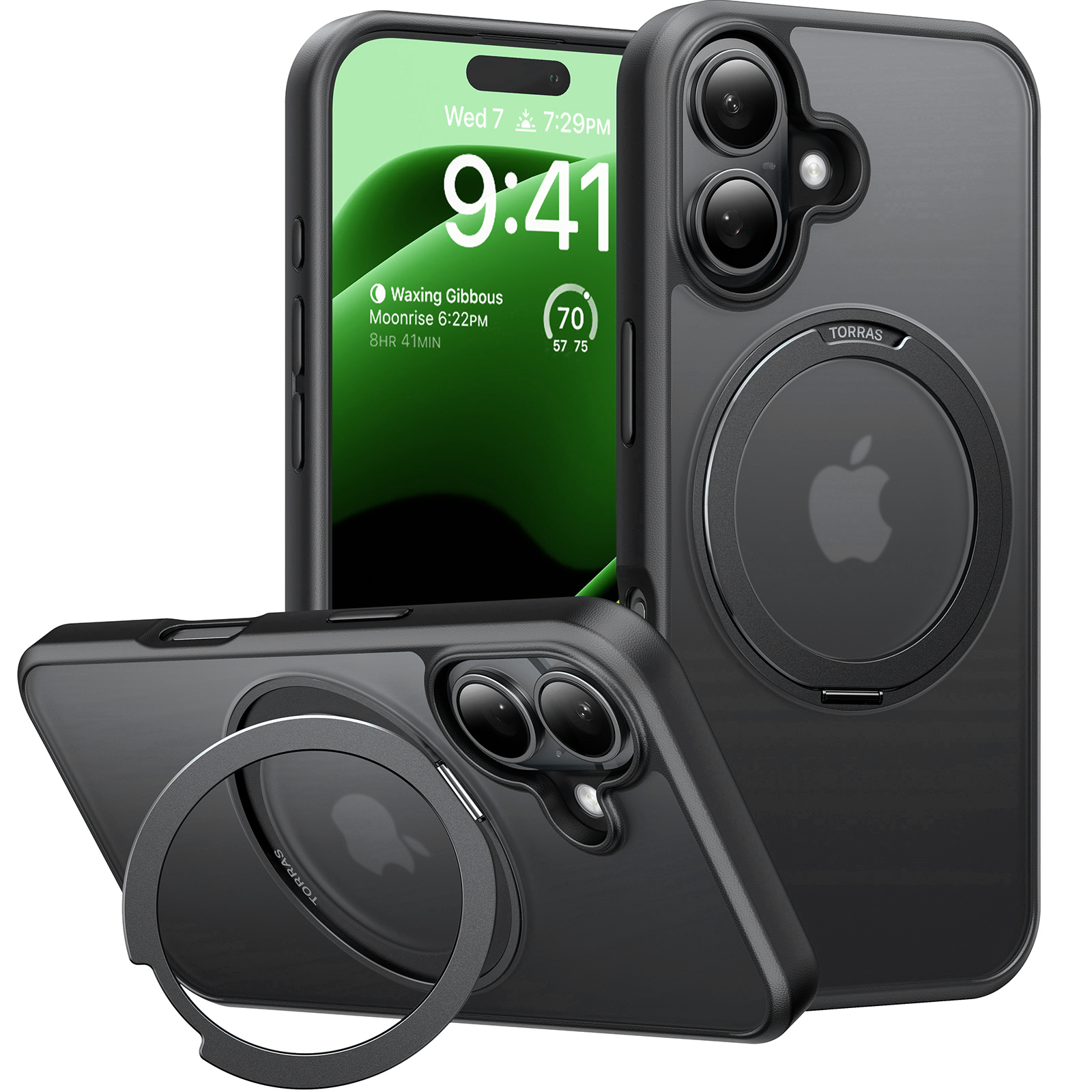 Torras - Ostand Pro Series - iPhone 16 Plus - Black KF2344115